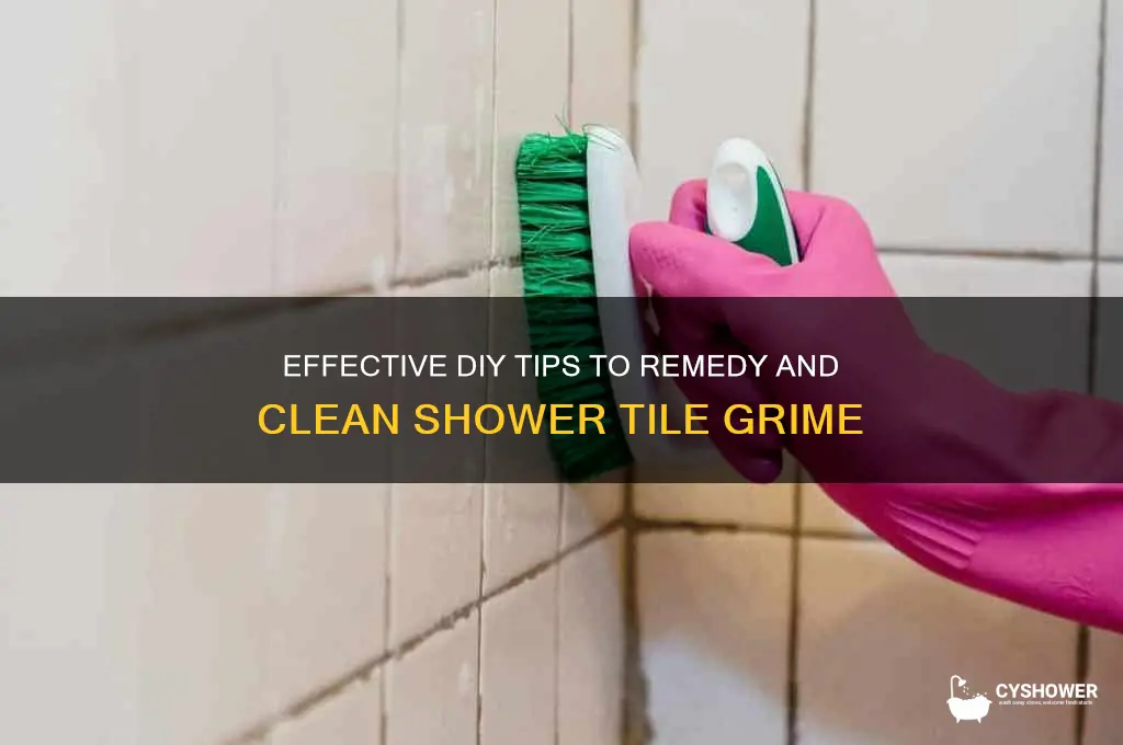 how remedy fidcleanin shower tile