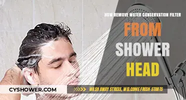 Easy Steps to Remove Water Conservation Filters from Shower Heads