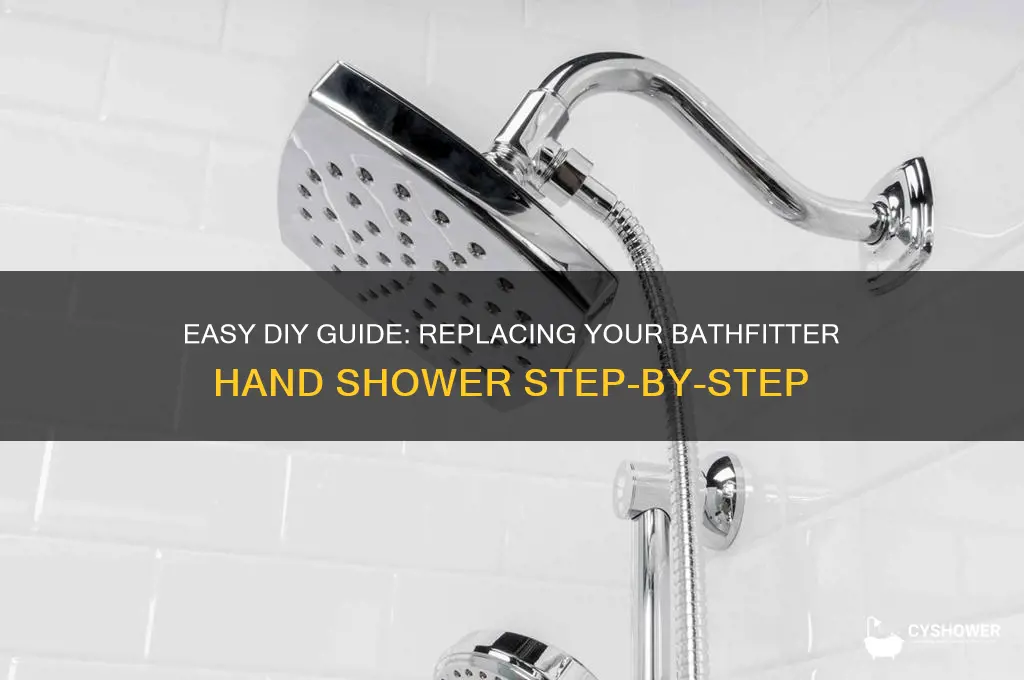 how replace a bathfitter hand shower