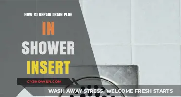 Fixing a Leaky Shower: Repairing Your Drain Plug in Shower Insert