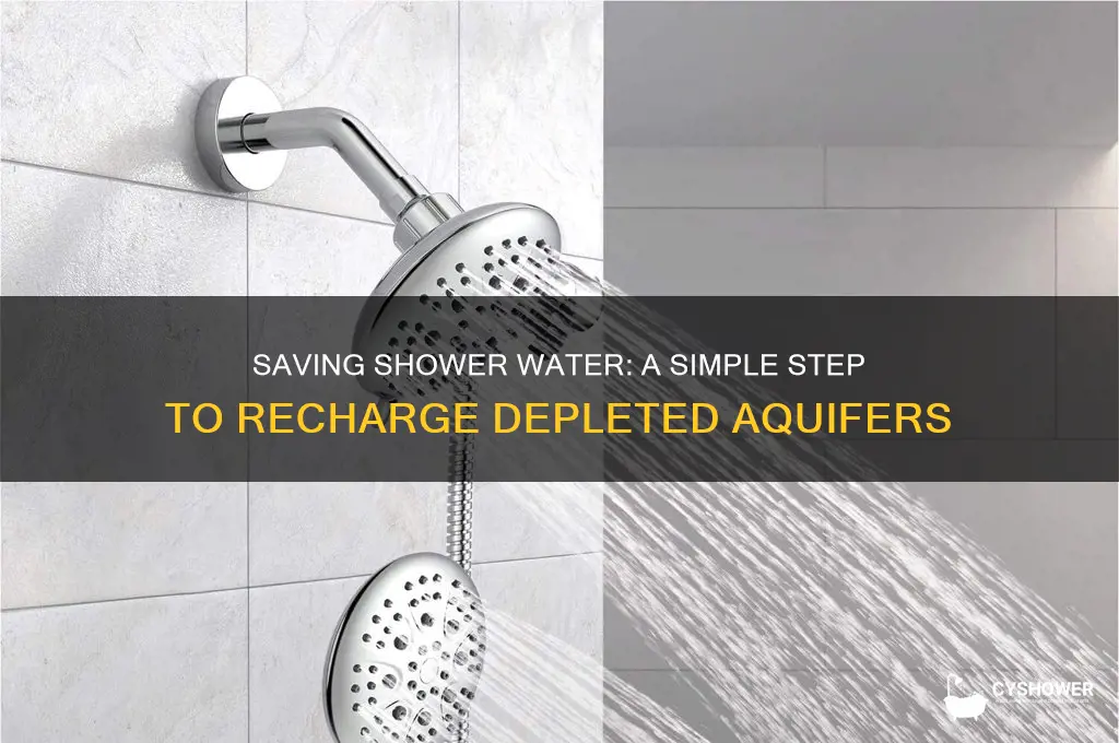 how saving shower water affects auifers