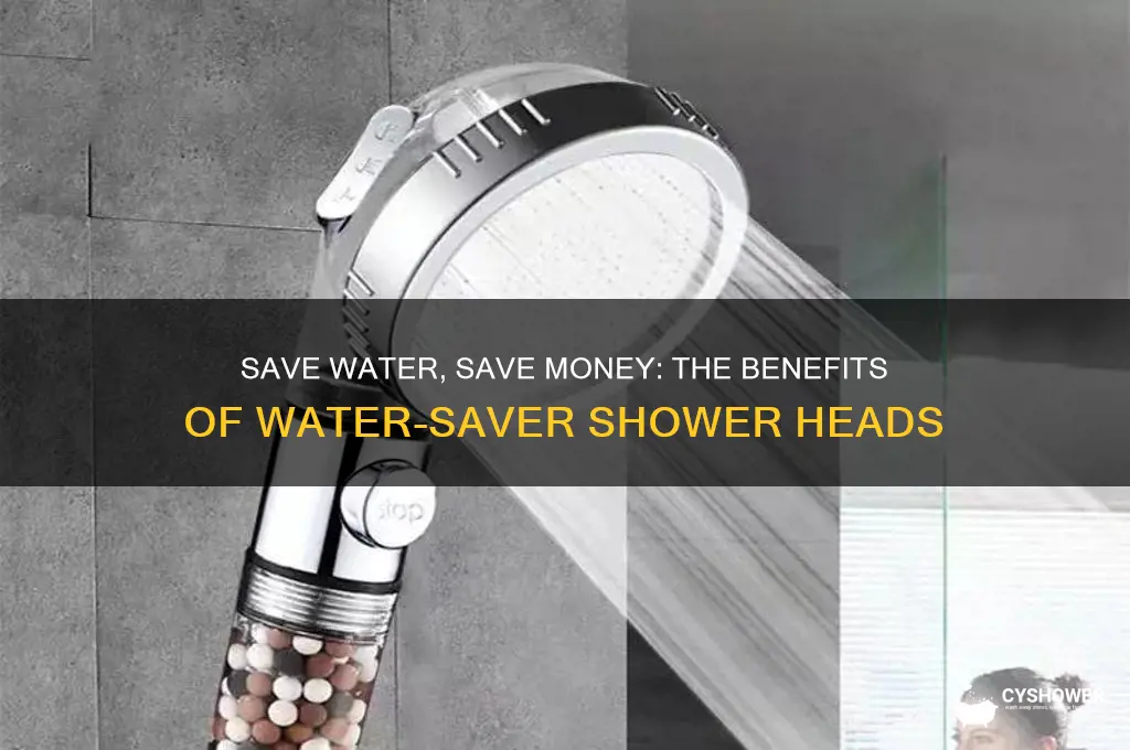 how saving water saver shower head