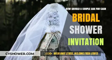 Tactful Ways to Request Cash Gifts on Your Bridal Shower Invitation