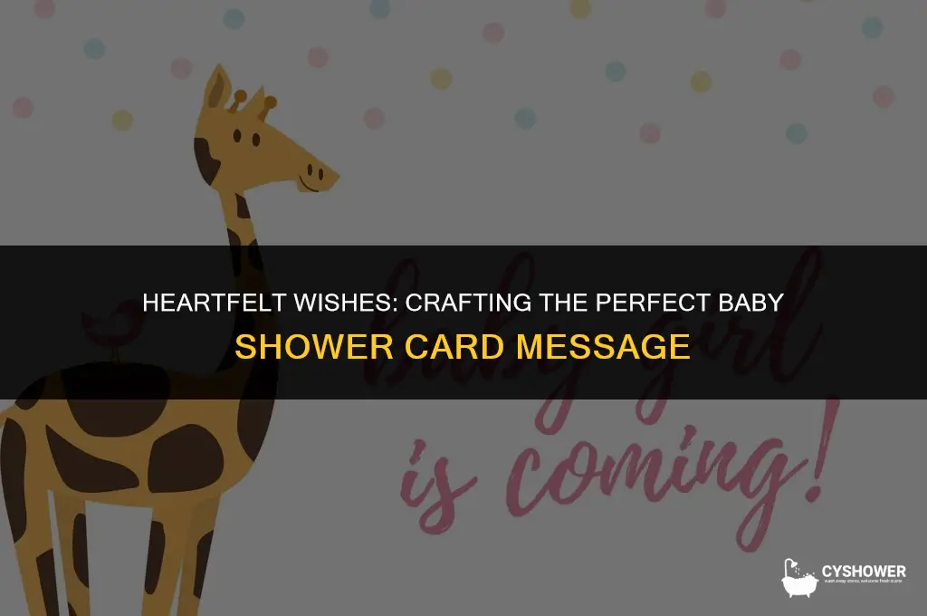 how should i sign a baby shower card