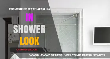 Perfecting Your Shower's Subway Tile: Top Row Design Tips and Tricks
