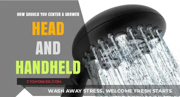 Perfectly Positioned: Centering Your Shower Head and Handheld for Optimal Use