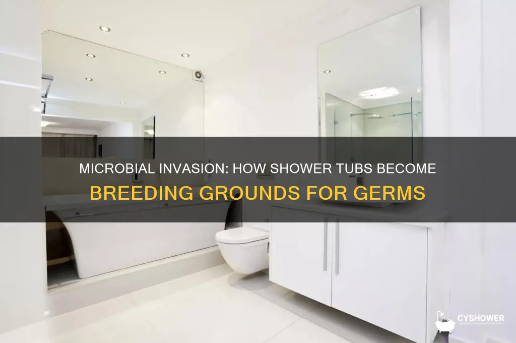 how shower tub get contaminated with microbes
