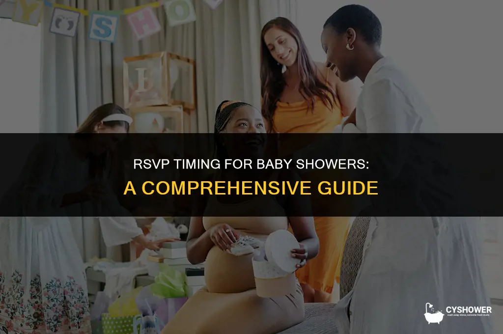 how soon before baby shower should be rsvp date