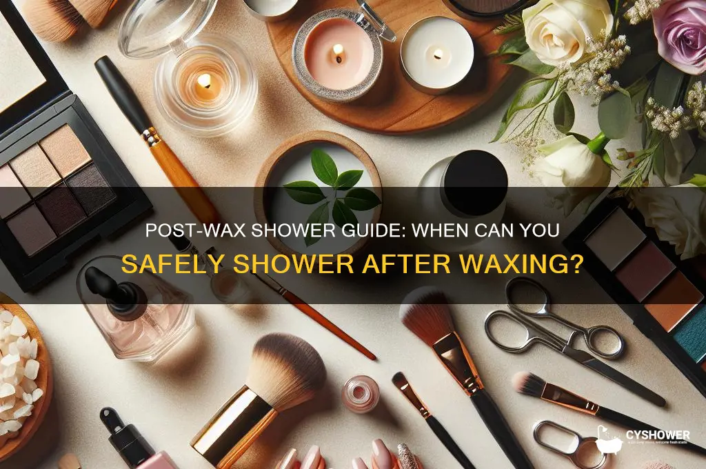 how soon can i shower after waxing