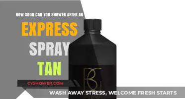 Quick Glow: Shower Timing After Your Express Spray Tan