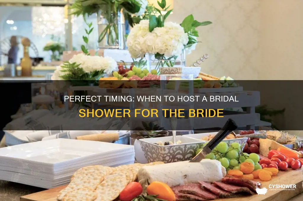 how soon do you give a bridal shower