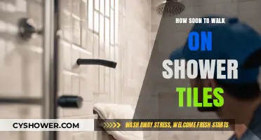 When Can You Safely Walk on Newly Installed Shower Tiles?