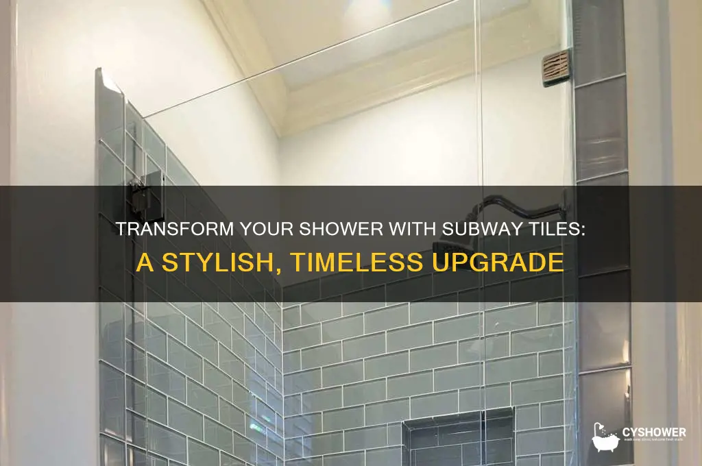 how subway tiles shower