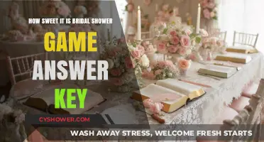 How Sweet It Is: Bridal Shower Game Answer Key Guide