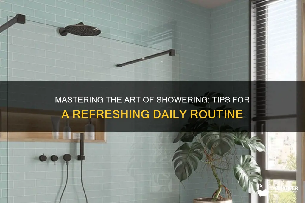 how take shower