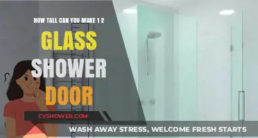 Maximizing Height for 1/2 Inch Glass Shower Doors: A Comprehensive Guide