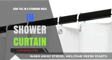 Standard Walk-In Shower Curtain Height: Choosing the Perfect Fit