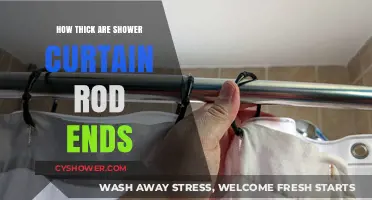 Understanding Shower Curtain Rod End Thickness: A Comprehensive Guide