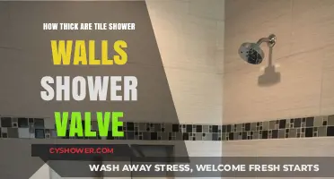 Tile Shower Walls and Valve Thickness: A Comprehensive Guide