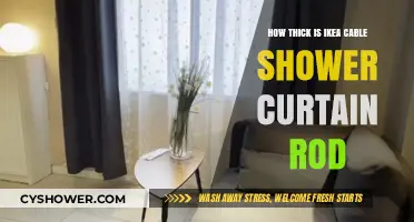 IKEA Cable Shower Curtain Rod Thickness: A Comprehensive Guide