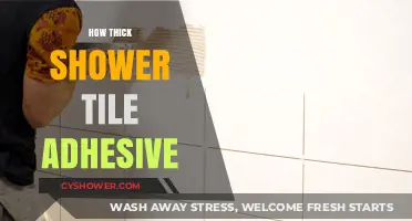 Choosing the Right Shower Tile Adhesive Thickness for Durability