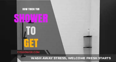 Choosing the Perfect Tub Shower Thickness for Your Bathroom Renovation