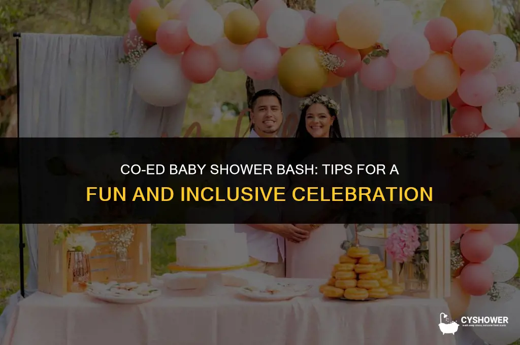 how throw a baby shower co-ed