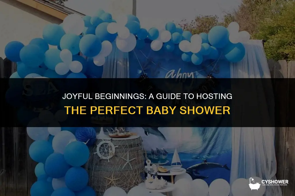 how throw a baby shower