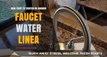 Proper RV Shower Faucet Water Line Tightening: A Step-by-Step Guide