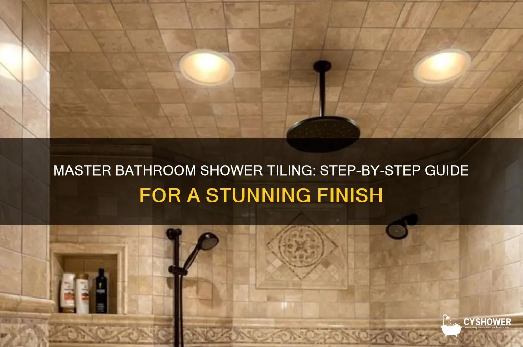 how tile a bathroom shower