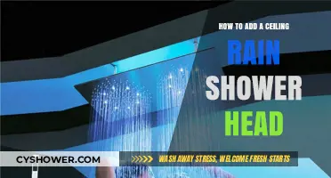 Upgrade Your Bathroom: Easy Steps to Install a Ceiling Rain Shower Head