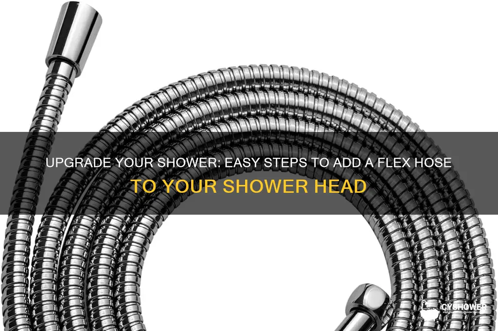 how to add fex house to shower head