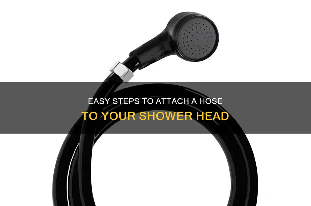 how to add hose to shower head