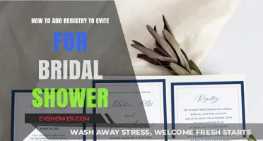 Adding Your Bridal Shower Registry to Evite: A Simple Guide