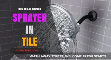 Easy Steps to Install a Shower Sprayer in Tiled Walls