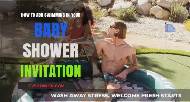 Splash of Joy: Incorporating Swimming into Your Baby Shower Invite