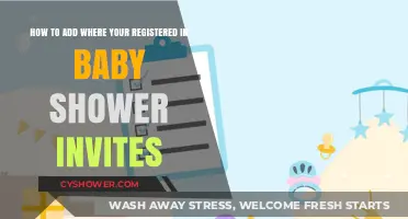 Elegant Baby Shower Invites: A Guide to Including Registry Details