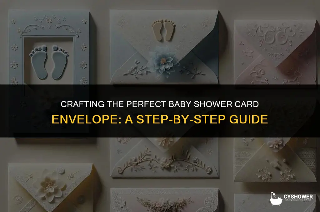 how to address a baby shower card envelope