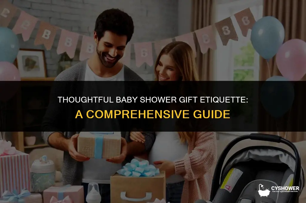 how to address a baby shower gift