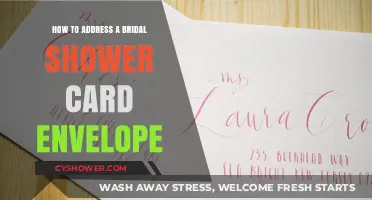 Elegant Tips for Addressing Bridal Shower Card Envelopes Perfectly