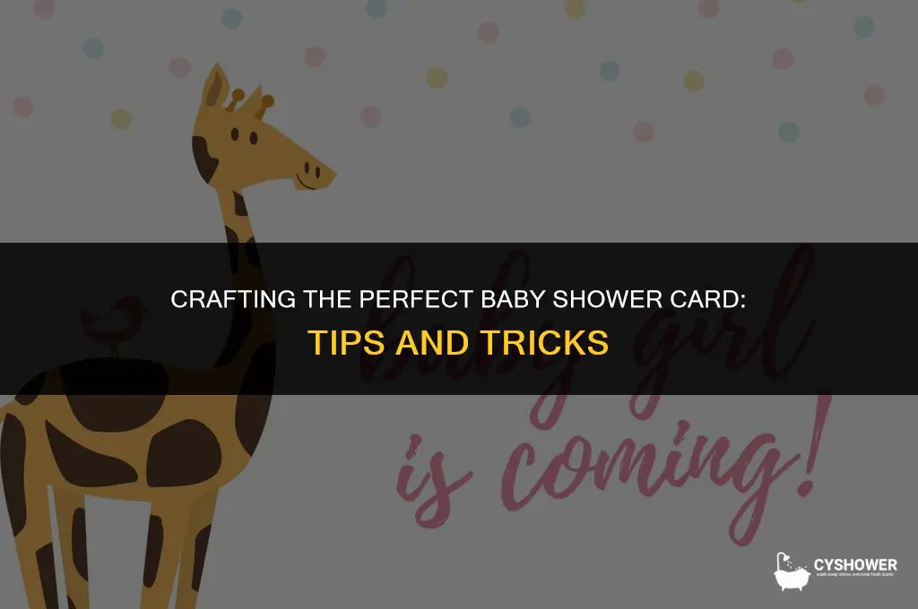 how to address a card for a baby shower