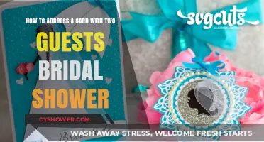 Etiquette Guide: Addressing a Bridal Shower Card for Two Guests