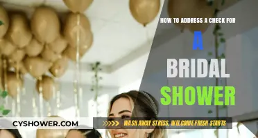 Writing a Bridal Shower Check: Proper Etiquette and Addressing Tips