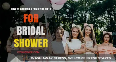 Bridal Shower Etiquette: Perfectly Addressing Invitations for a Family of Girls