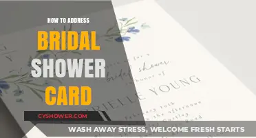 Elegant Tips for Addressing Bridal Shower Cards with Style and Grace