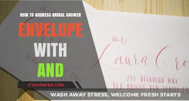 Addressing Bridal Shower Envelopes: Mastering the Art of 'And' Etiquette