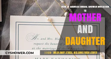 Addressing Bridal Shower Invites: Mother-Daughter Duo Etiquette Guide