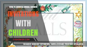 Bridal Shower Invites: Properly Addressing Envelopes for Guests with Kids