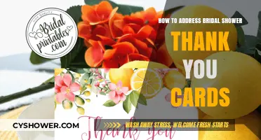 Thoughtful Tips for Writing Bridal Shower Thank You Card Notes