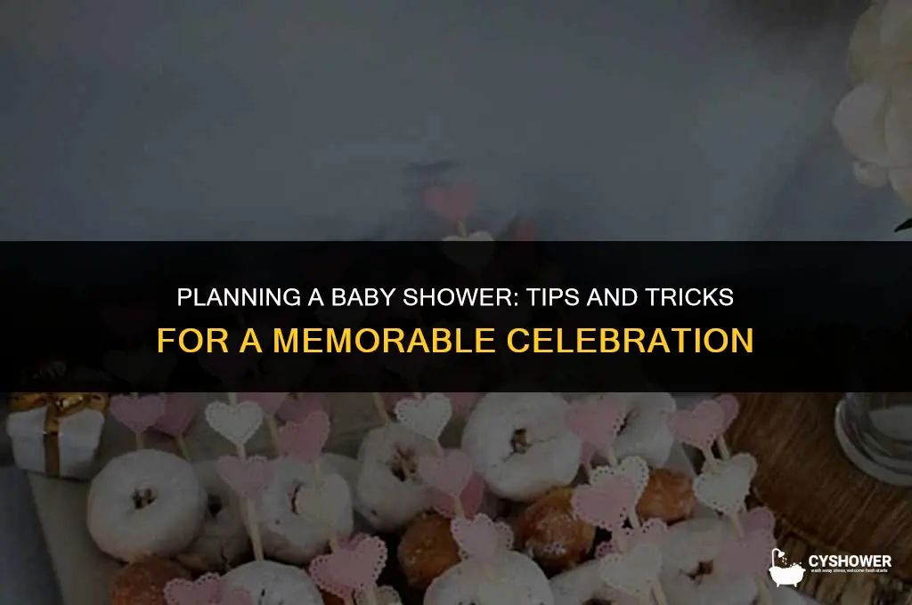 how to address information about a baby shower